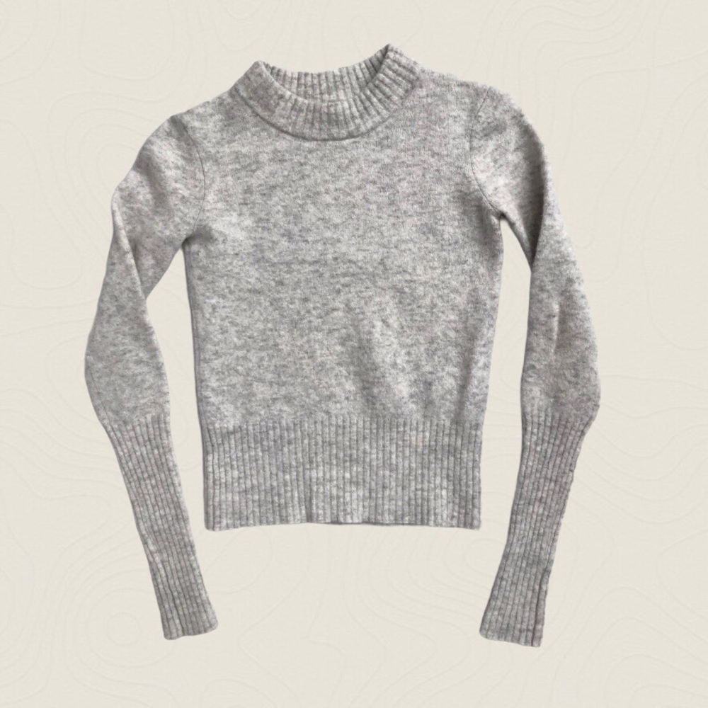 all saints grey sweater